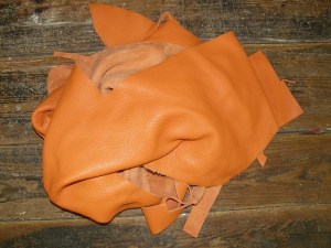 ERIK ZWAGA GEURENGOEROE CUIR D'HERMES ORANGE