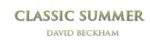 CLASSIC SUMMER DAVID BECKHAM LOGO
