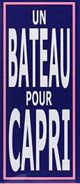 UN BATEAU POUR CAPRI EAU D'ITALIE