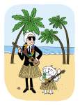 KARL LAGERGELD OP HONOLULU