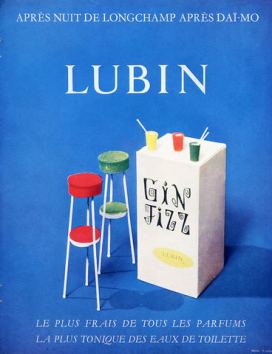 GIN FIZZ LUBIN OLD AD
